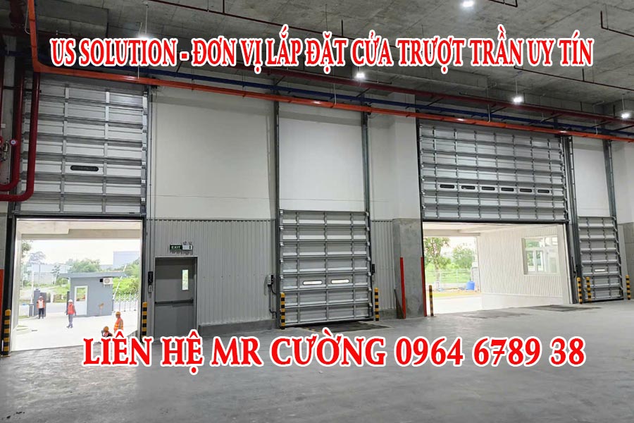 Us solution đơn vị lắp đặt cửa trượt trần uy tín